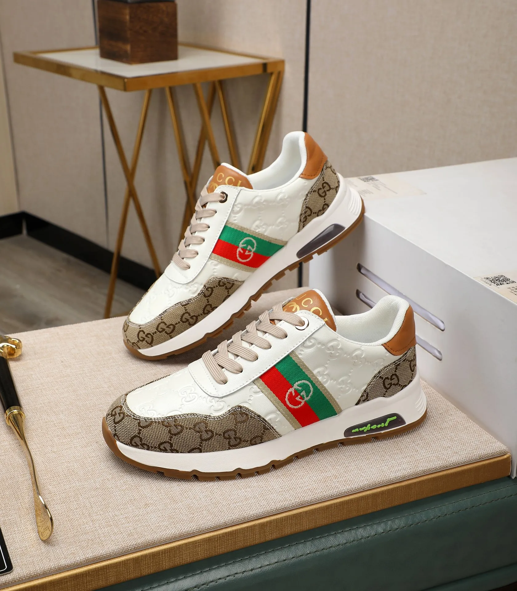 Men's men's shoes💰460 GUCCI🔍🔍2023 latest model On sale at the same time at the counter, original calfskin imported from Italy, genuine leather lining, (high-end, luxury, and class) exquisite workmanship, soles: original soles specially provided by the original factory, ⚠Exclusive double-layer movable molded soles are super comfortable⚠, real photos🎬The real ones are better🔍🔍"High quality·Follow the order" code number 38-44